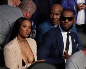 LeBron James et son épouse