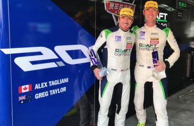 Podium pour Tagliani et Taylor en Chine