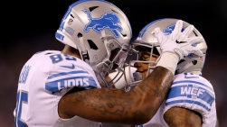 Eric Ebron et Marvin Jones