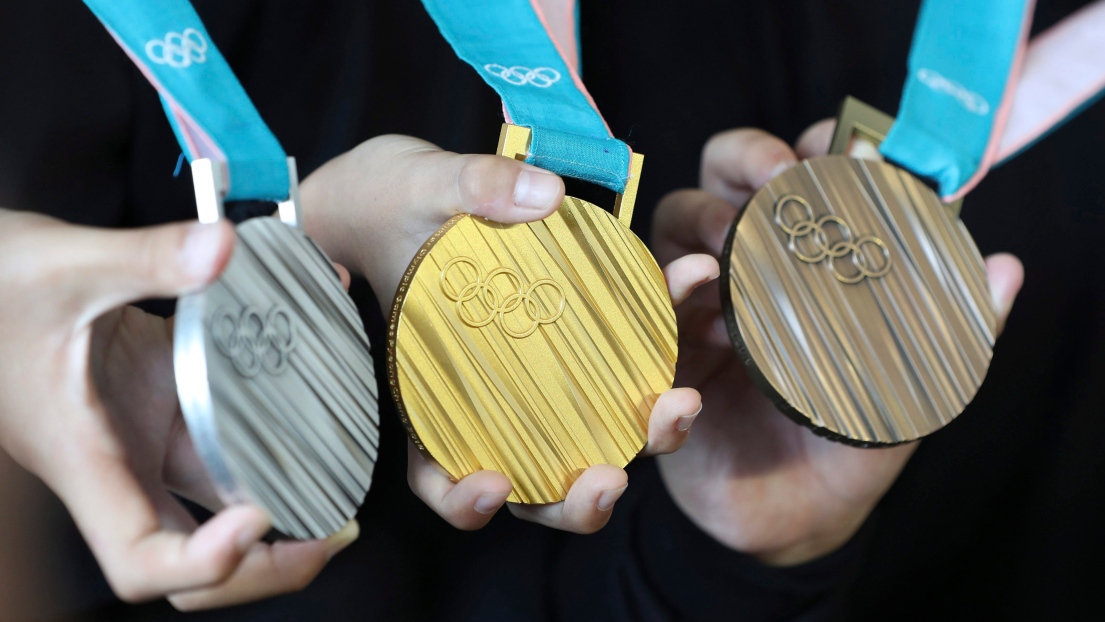 Les médailles des Jeux olympiques de Pyeongchang 
