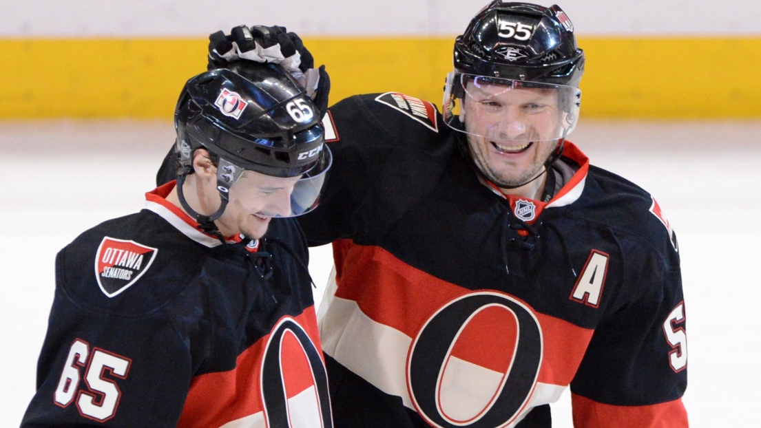 Erik Karlsson et Sergei Gonchar