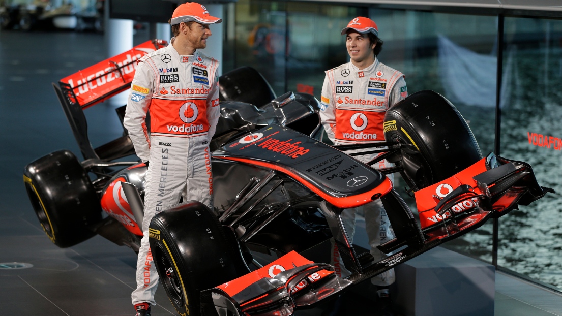Jenson Button et Segio Pérez