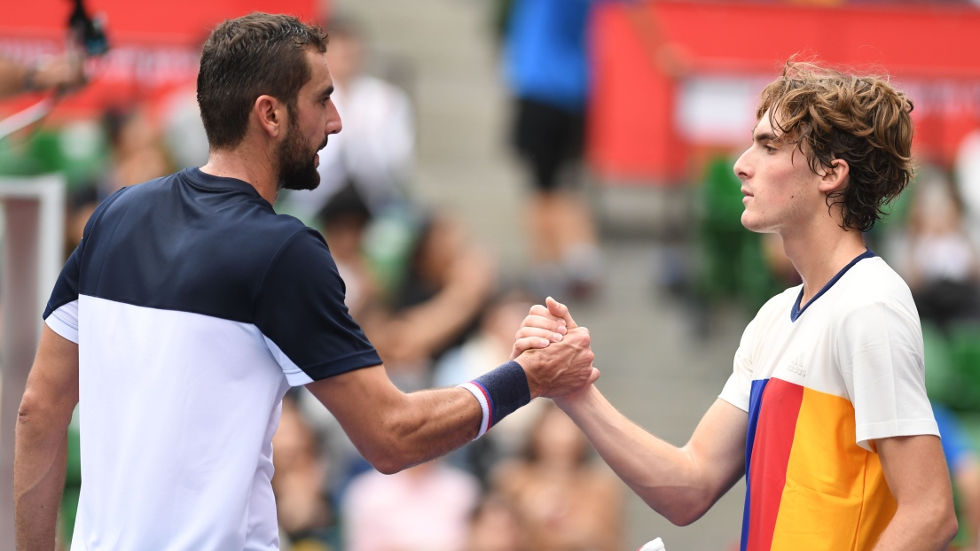 Marin Cilic et Stefanos Tsitsipas