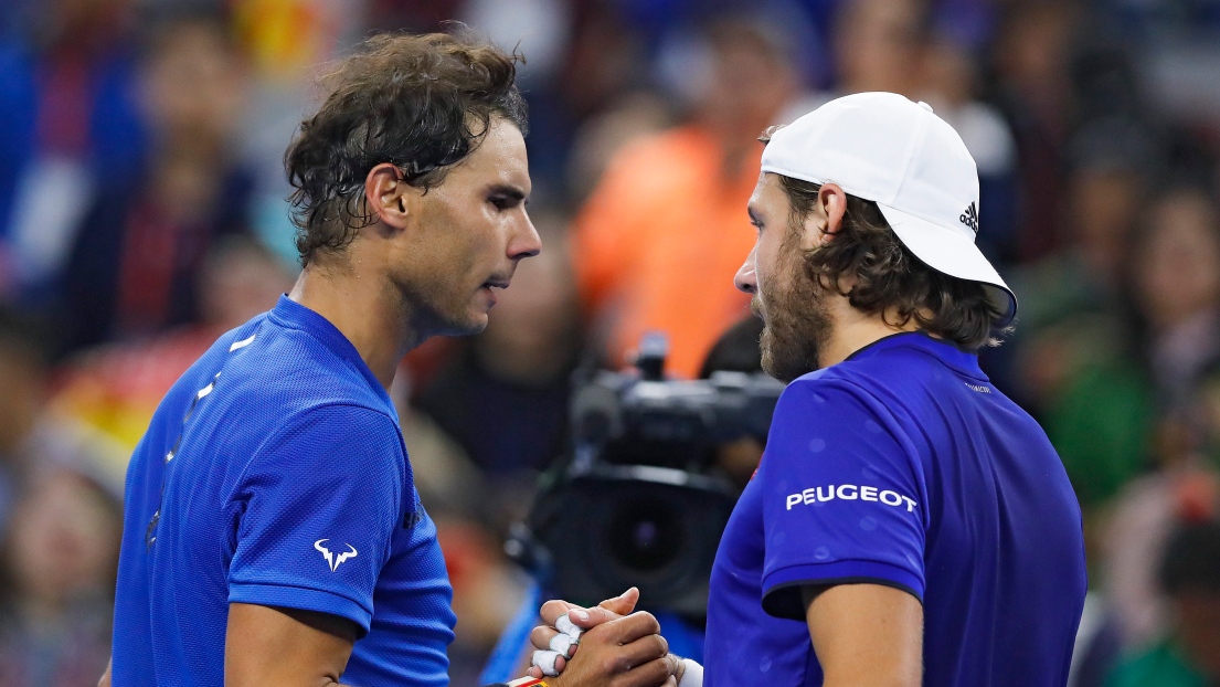 Rafael Nadal et Lucas Pouille