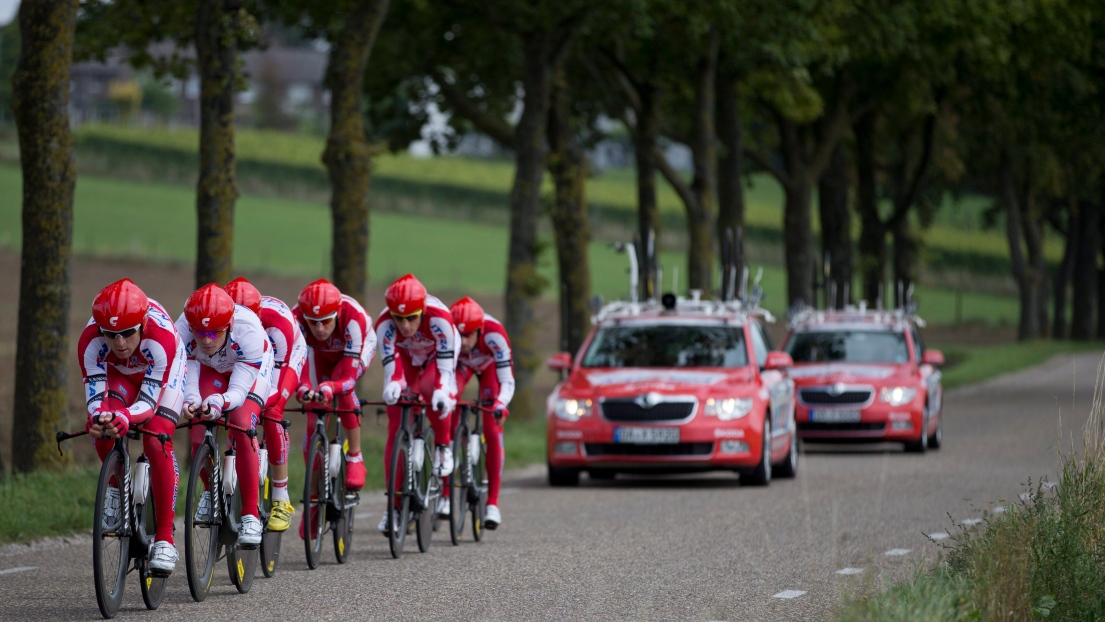 L'équipe cycliste russe Katusha