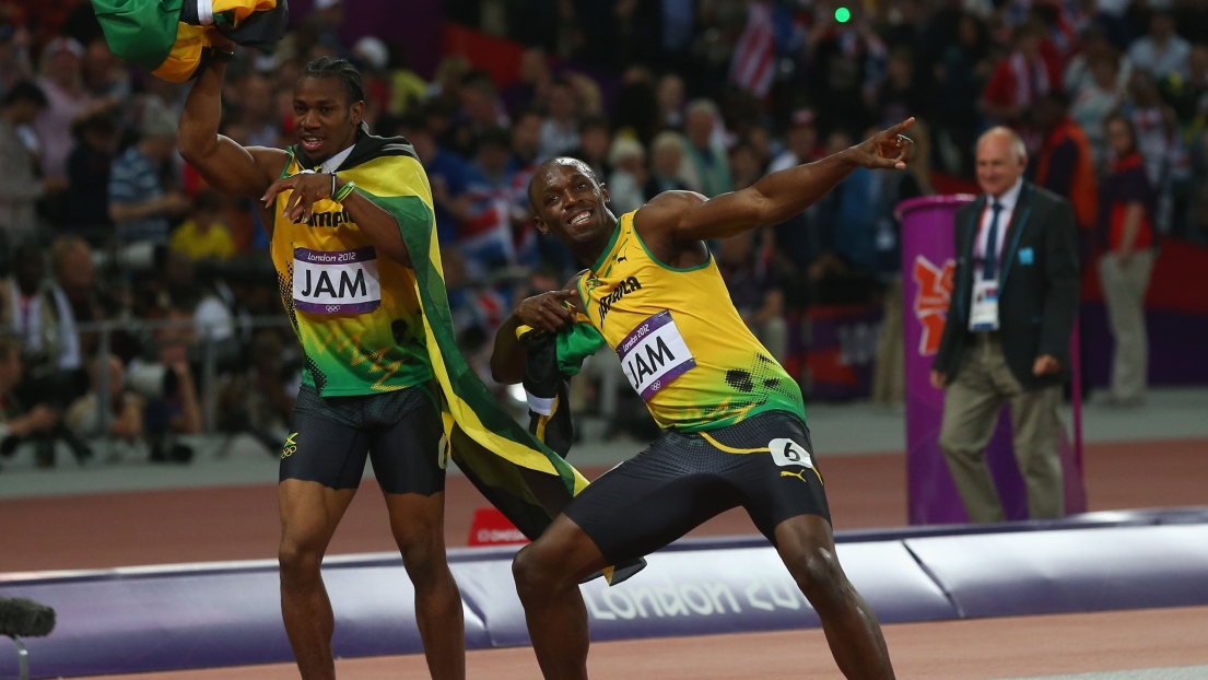 Yohan Blake et Usain Bolt