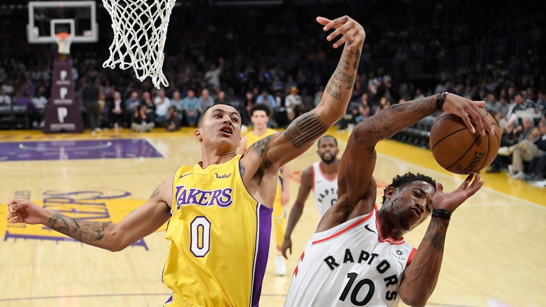 Kyle Kuzma et DeMar DeRozan 