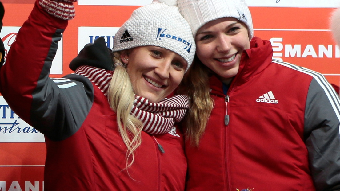 Kaillie Humphries et Chelsea Valois