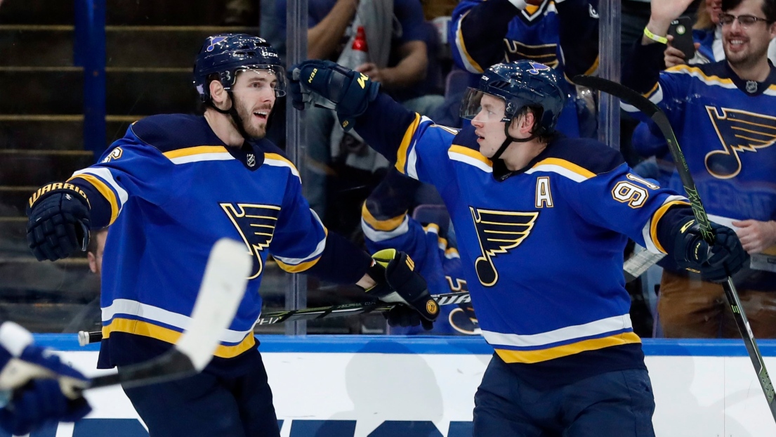 Joel Edmundson et Vladimir Tarasenko