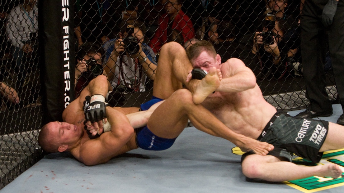 Georges St-Pierre et Matt Hughes