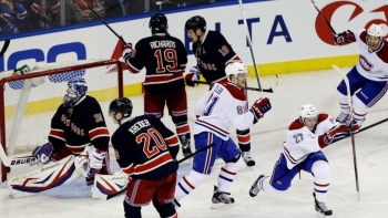 En son et images : Rangers - Canadiens