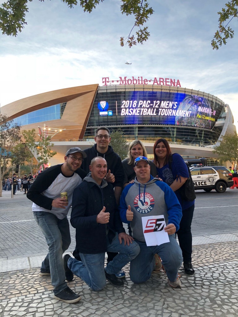Bryan Wright, Patrick Lalonde, Jean François Julien, Patricia Lalonde, Michel Richer Las Vegas