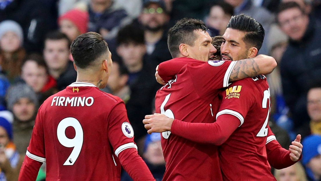 Emre Can, Dejan Lovren, et Roberto Firmino