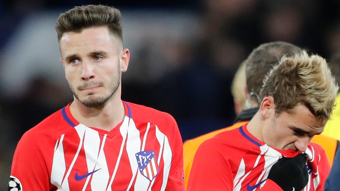 Saul Niguez et Antoine Griezmann 