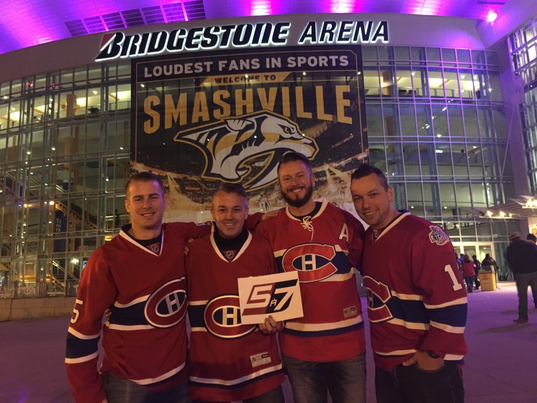 Bob, Steve, Benoît et Simon Nashville