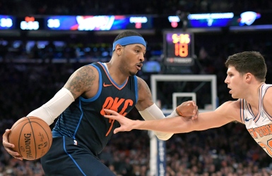 Anthony s'incline à son retour à New York