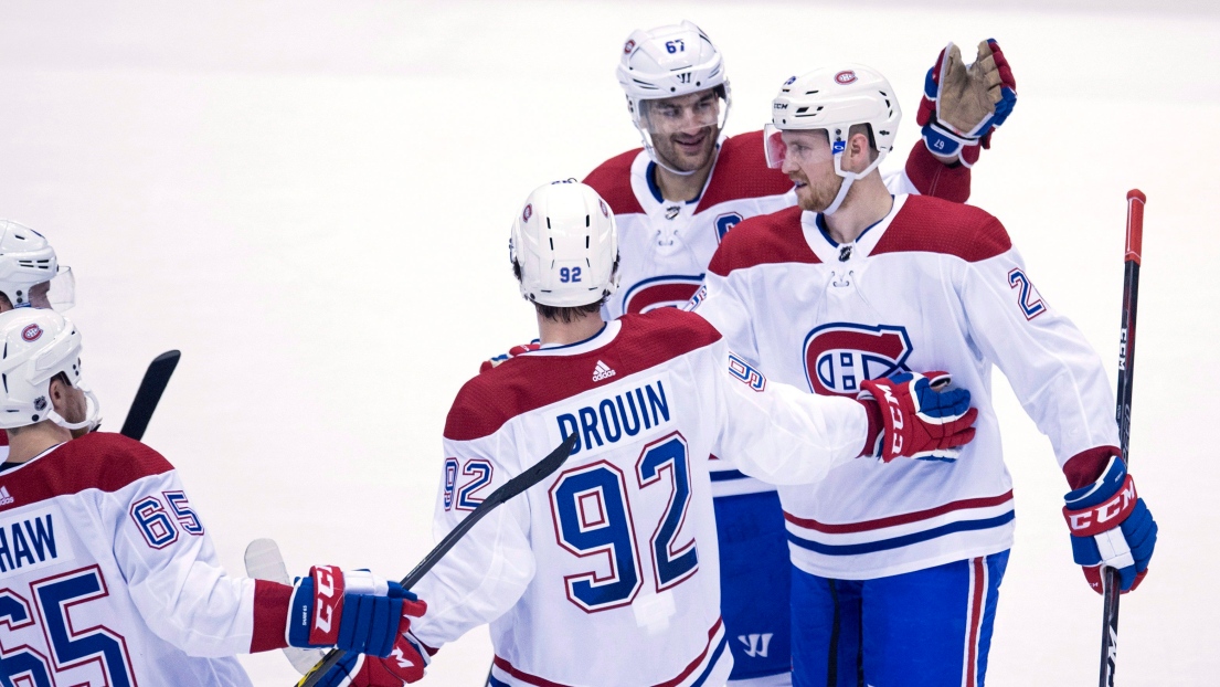 Jeff Petry, Max Pacioretty et Jonathan Drouin