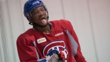 Bokondji Imama, au camp de perfectionnement des Canadiens de Montréal en 2014