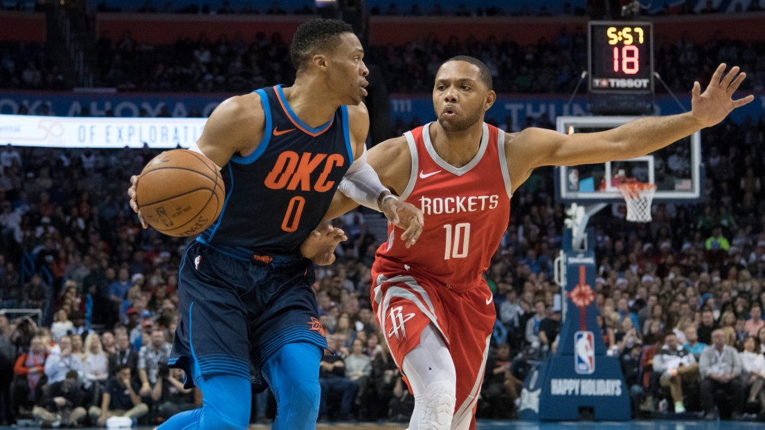 Russell Westbrook et Eric Gordon