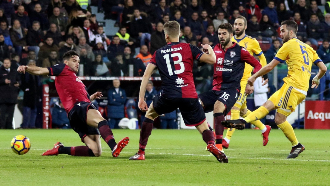 Un match entre Cagliari et la Juventus