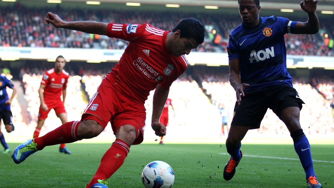 Luis Suarez et Patrice Evra