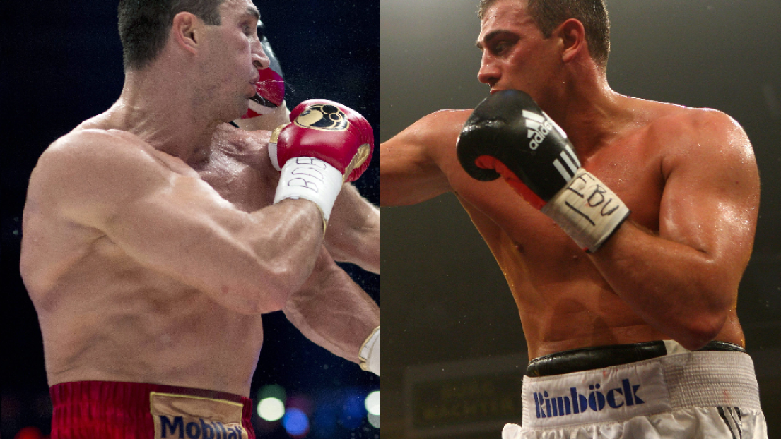 Wladimir Klitschko et Francesco Pianeta