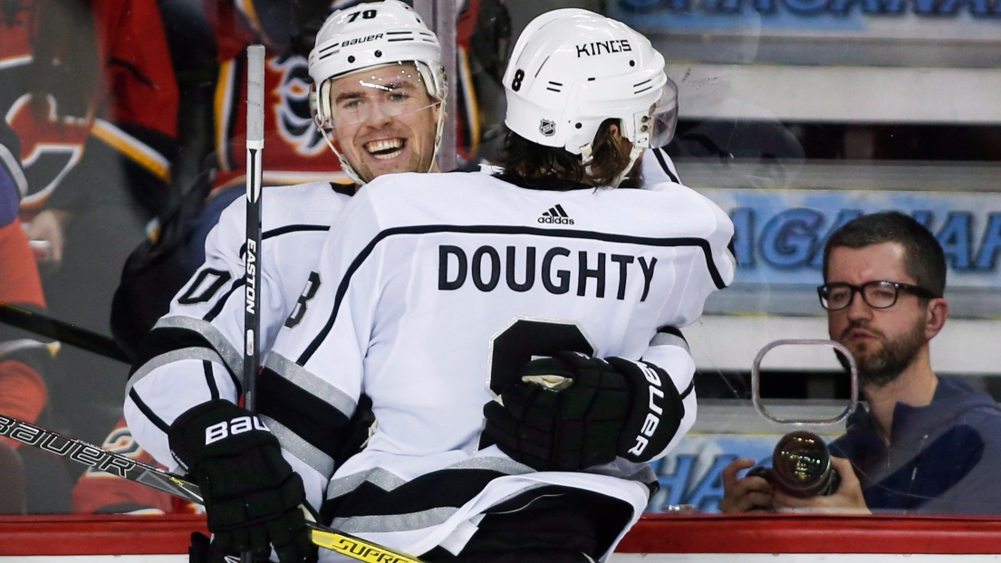 Tanner Pearson et Drew Doughty