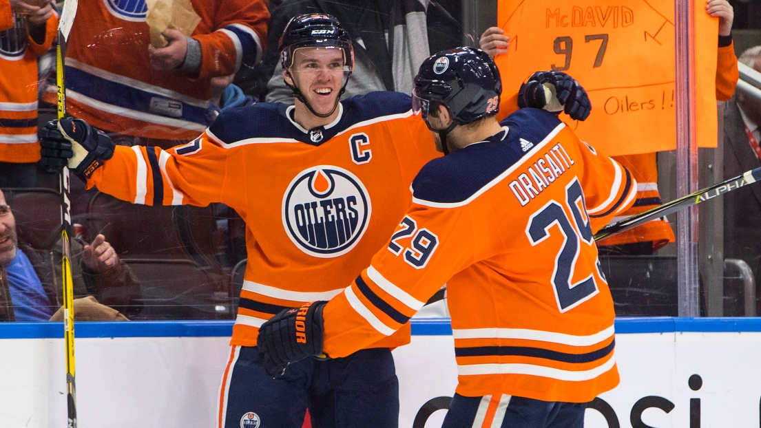 Connor McDavid et Leon Draisaitl 