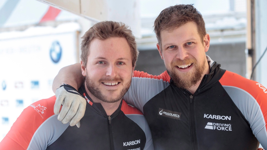 Justin Kripps et Jesse Lumsden