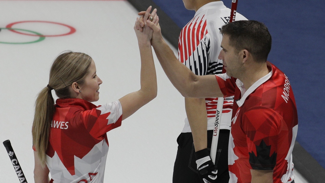 Kaitlyn Lawes et John Morris