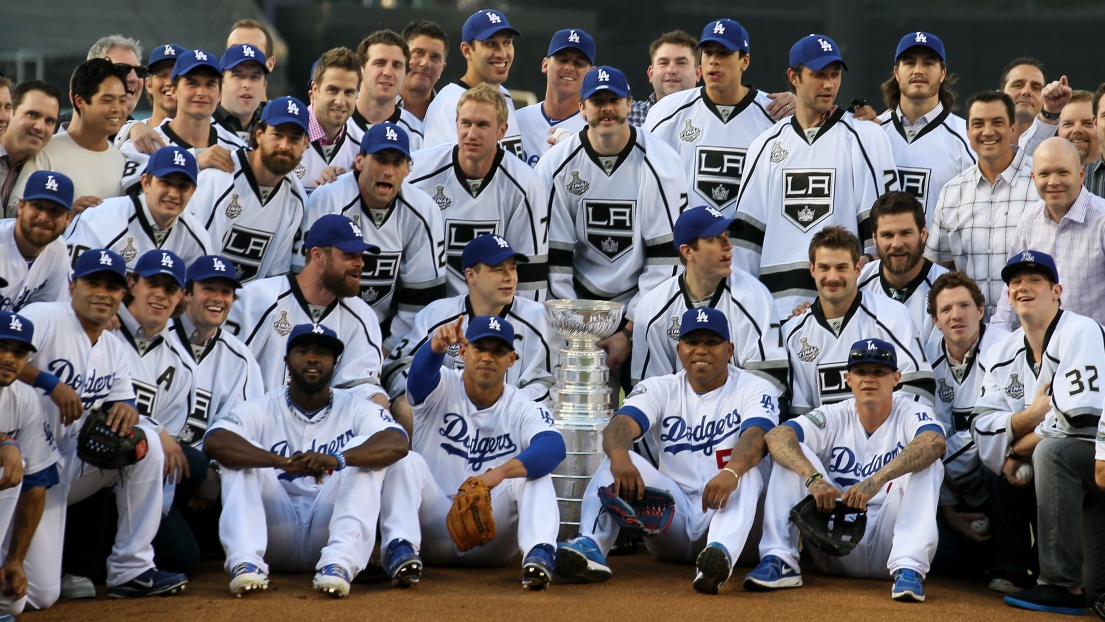 Kings au Dodger Stadium.