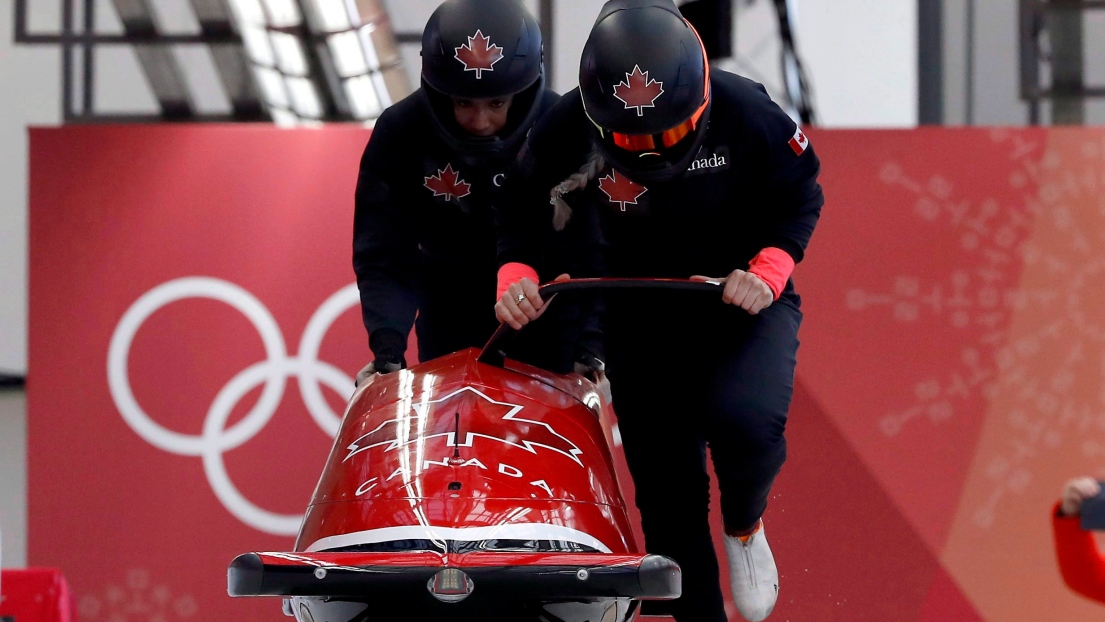 Kaillie Humphries et Heather Moyse 