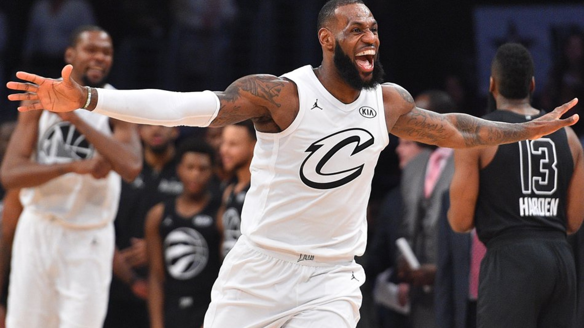 LeBron James au Match des Étoiles 2018