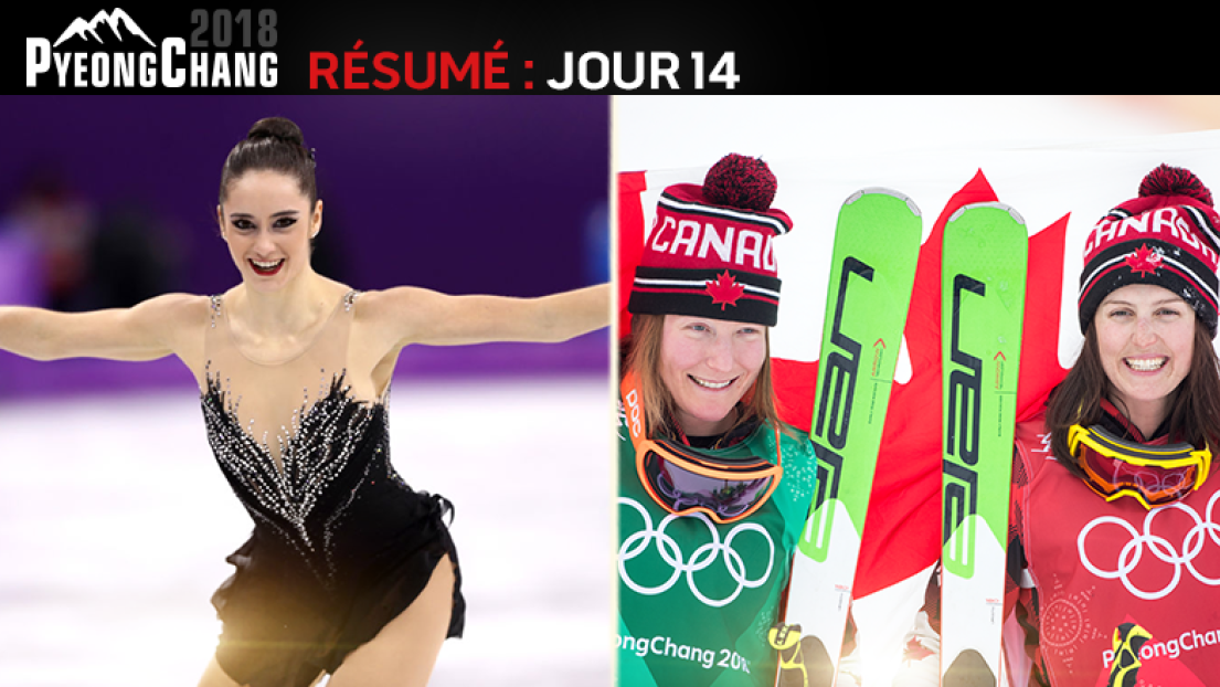 Kaetlyn Osmond, Brittany Phelan et Kelsey Serwa