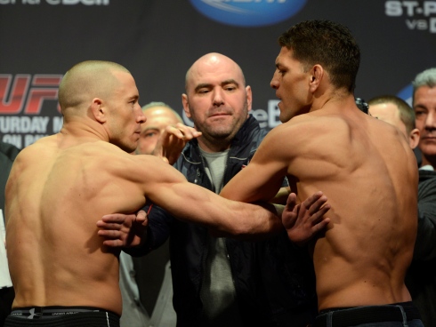 Georges St-Pierre et Nick Diaz