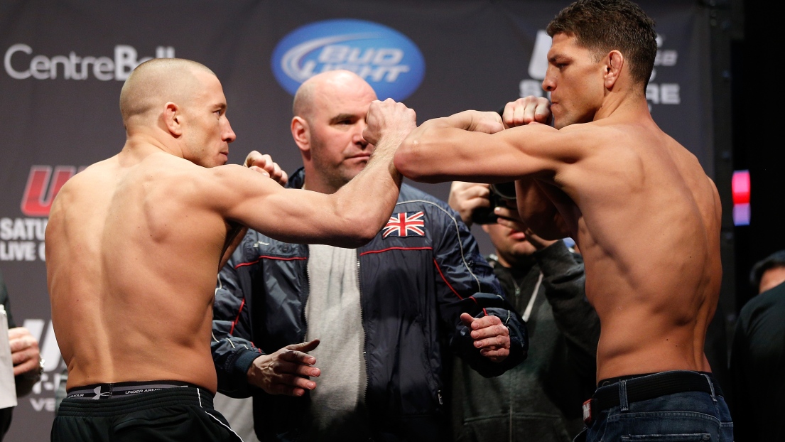 Georges St-Pierre et Nick Diaz