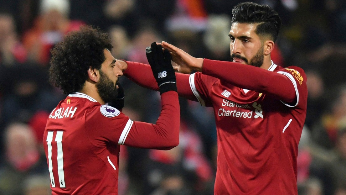 Mohamed Salah et Emre Can