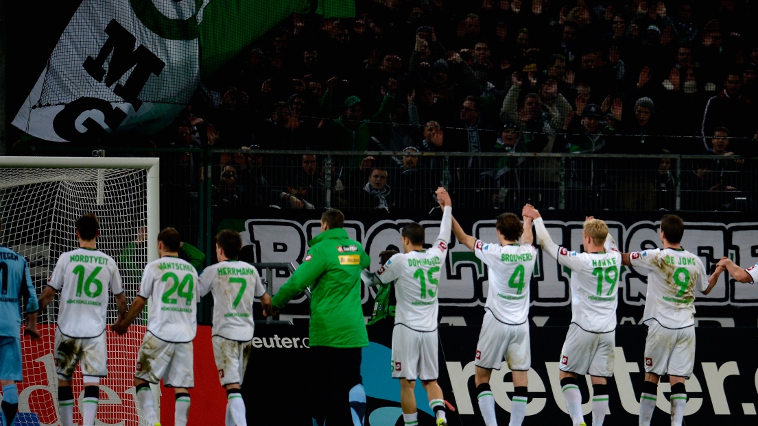 Les joueurs du Mönchengladbach