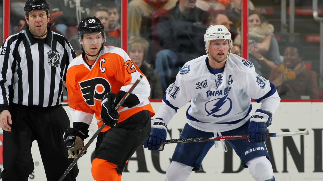 Claude Giroux et Steven Stamkos