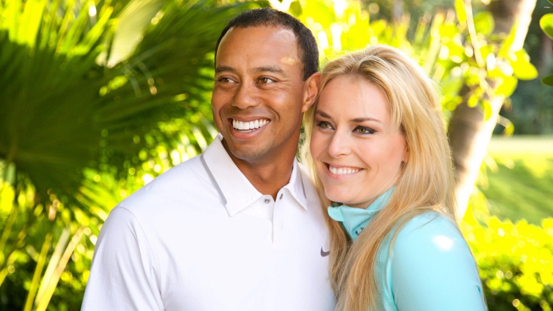 Tiger Woods et Lindsey Vonn