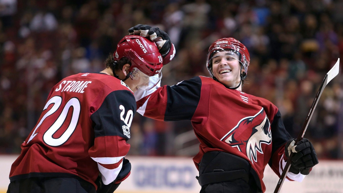 Dylan Strome et Clayton Keller