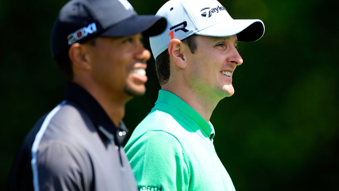 Tiger Woods et Justin Rose