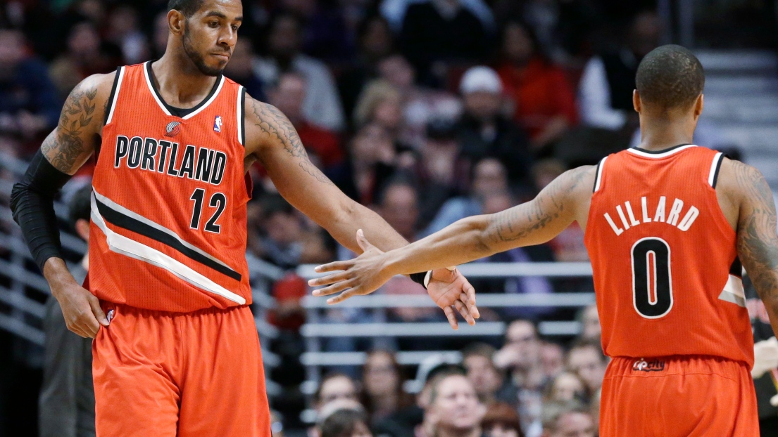 LaMarcus Aldridge et Damian Lillard