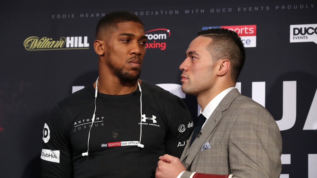 Anthony Joshua et Joseph Parker