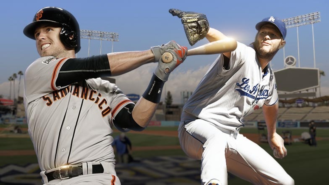 Buster Posey et Clayton Kershaw