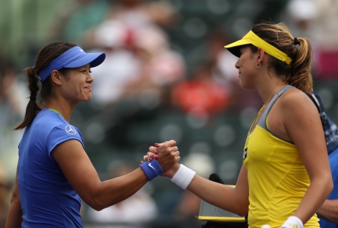 Li Na et Garbine Muguruza