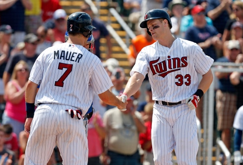 Joe Mauer et Justin Morneau