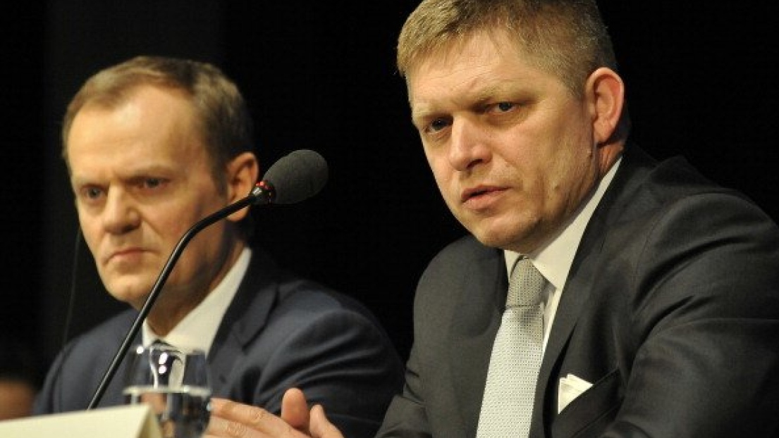 Donal Tusk et Robert Fico