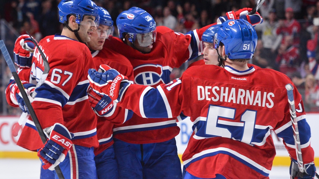 Max Pacioretty, P.K. Subban et David Desharnais