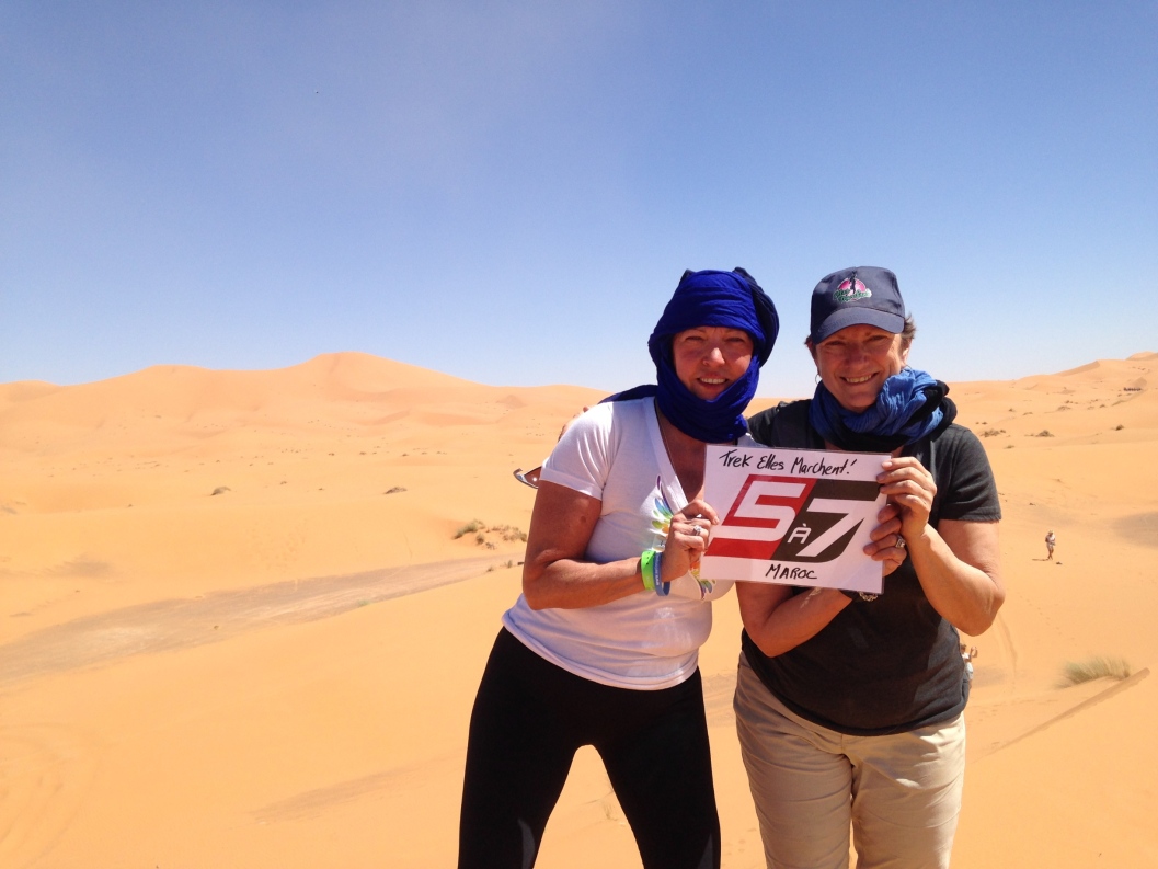 Guylaine Gévry et Claudine Douville Maroc